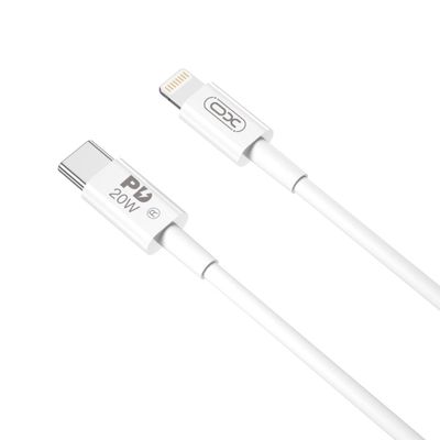 Kábel XO NB-Q189B PD USB-C - Lightning 2,0m 20W biely