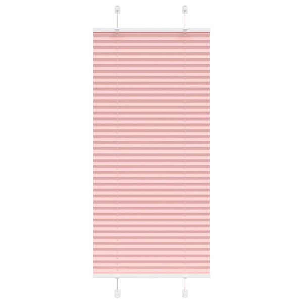 vidaXL Plisovaná roleta ružová 60x100 cm šírka látky 59,4 cm polyester