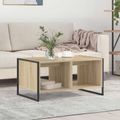 vidaXL Konferenčný stolík Sonoma 80 x 50 x 40 cm Kompozitné drevo