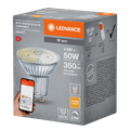 LEDVANCE SMART LED žiarovka SPOT 16 50 4,9W GU10 Teplá biela