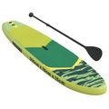 vidaXL Nafukovací paddleboard POSEIDON 305 x 76 x 15 cm Zelená pre