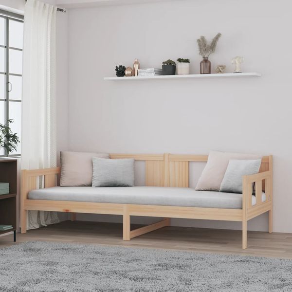 vidaXL Denná posteľ borovicový masív 90x190 cm