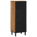 vidaXL Highboard s poličkou Hnedá 40 x 33 x 110 cm Masívne mango drevo