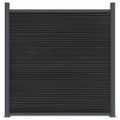 vidaXL Plotový panel sivý 1737x186 cm WPC