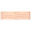 vidaXL Stolová doska 200x50x(2-6) cm neošetrený masív, živé hrany