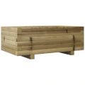 vidaXL Záhradný kvetináč 70x40x26,5 cm impregnovaná borovica