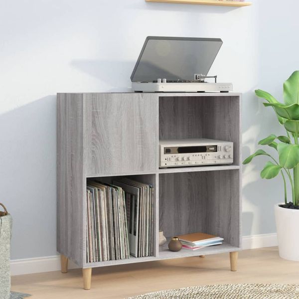 vidaXL Skrinka na platne sivá sonoma 84,5x38x89 cm kompozitné drevo