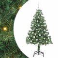 vidaXL Vianočný stromček Zelená 180 cm PVC