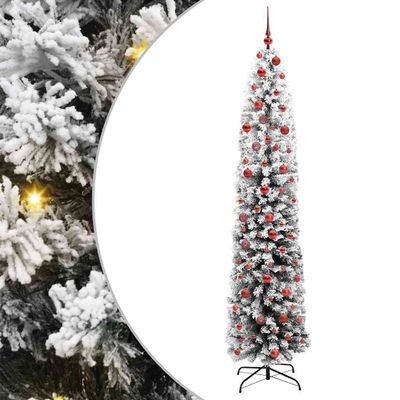 vidaXL Umelý vianočný stromček Zelená 210 cm PVC, oceľ a plast