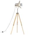 vidaXL Lampa na statíve, mangový masív 140 cm