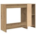 vidaXL Stôl dub artisan 102,5x35x75 kompozitné drevo