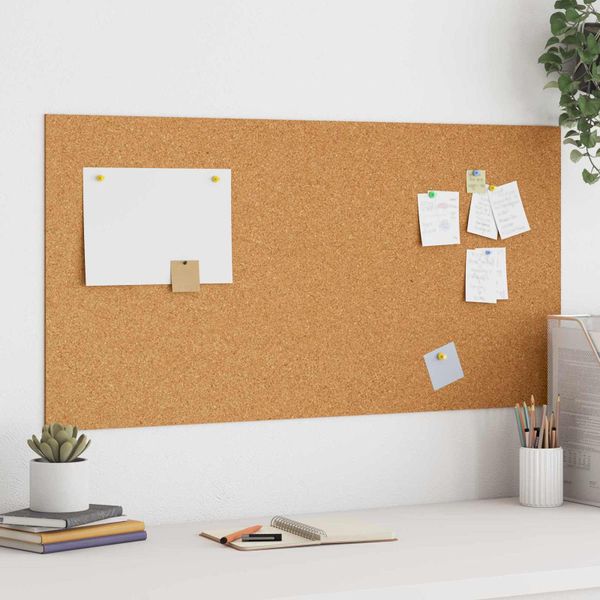 vidaXL Korková Doska 12 pcs 100 x 50 x 0,5 cm Korok Hnedá