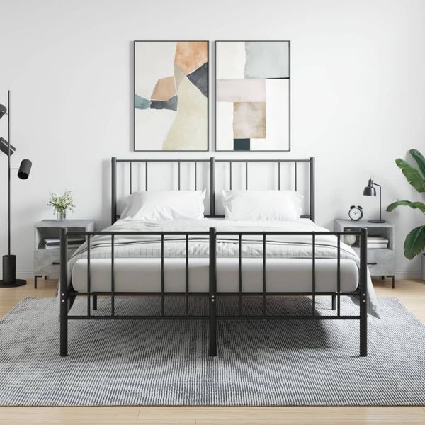 vidaXL Nočné stolíky 2 ks betónovo sivé 40x35x47,5 cm kompozitné drevo