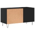 vidaXL Skrinka na platne čierna 85x38x48 cm kompozitné drevo