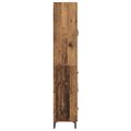 vidaXL Highboard Staré drevo 69,5 x 34 x 180 cm Kompozitné drevo