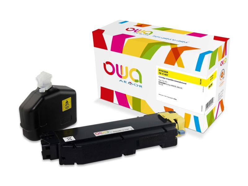 OWA Armor toner kompatibilný s Kyocera TK-5140Y, 5000st, žltá/yellow