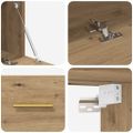 vidaXL Nástenná skrinka 100 x 36.5 x 35 cm Kompozitné drevo