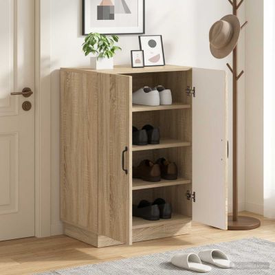 vidaXL Skriňa na topánky HOORN 59,5 x 39,5 x 87 cm Kompozitné drevo