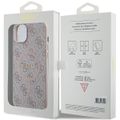 Obal Guess pre iPhone 15 6,1" GUHMP15SG4GFRP ružový HC MAGSAFE PU 4G RING CLASSIC LOGO