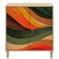 vidaXL Servírovacia skriňa BONN Sonoma 69 x 33 x 75 cm