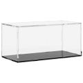 vidaXL Priehľadná reklamná krabica 30x15x14 cm akrylová
