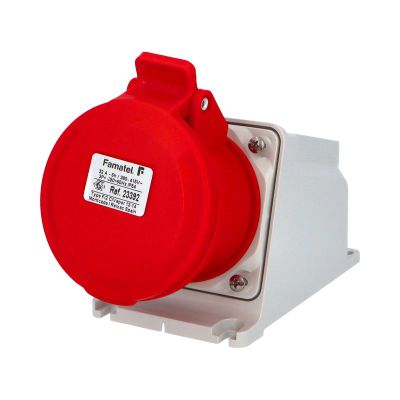 Zásuvka nástenná 23392 IP54/400V/32A/4P 6h - SpeedPRO