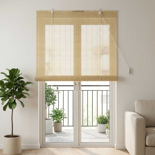 vidaXL Roleta Prírodná 110 x 220 cm Bambus