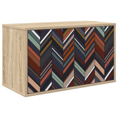 vidaXL Nástenný TV kabinet OMMEN 69 x 33 x 40 cm Dub sonoma