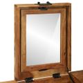 vidaXL Toaletné stolíky do spálne Hnedá 90 x 50 x 75 cm Akáciový masív