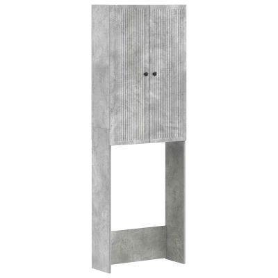vidaXL Toaletná skriňa EDE Betónovo sivá 66 x 25,5 x 190 cm