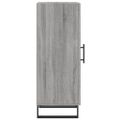 vidaXL Komoda sivý dub sonoma 34,5x34x90 cm spracované drevo