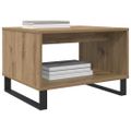 vidaXL Konferenčný stolík dub artisan 60 x 50 x 40 cm Kompozitné drevo