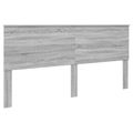 vidaXL Rám postele Sivý Sonoma 200 x 200 cm Inžinierske drevo