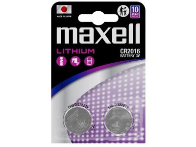 Batéria CR2016 MAXELL lítiová 2ks / blister