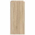 vidaXL DJ stôl Dub sonoma 102 x 45 x 102 cm Kompozitné drevo