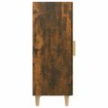 vidaXL Komoda dymový dub 34,5x34x90 cm spracované drevo