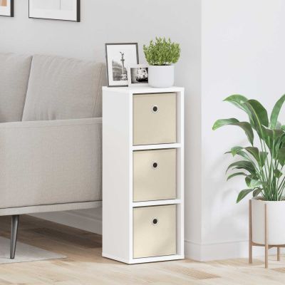 vidaXL Servírovacia skriňa so zásuvkou Biela 25,5 x 22 x 69,5 cm