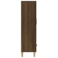 vidaXL Vysoká skrinka hnedý dub 70x31x115 cm spracované drevo