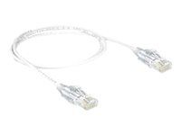 Patch kábel - RJ-45 (M) do RJ-45 (M) - 1 m - UTP - CAT 6 - neobsahuje halogén - biela
