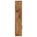 vidaXL Knižnica staré drevo 60x24x120 cm kompozitné drevo