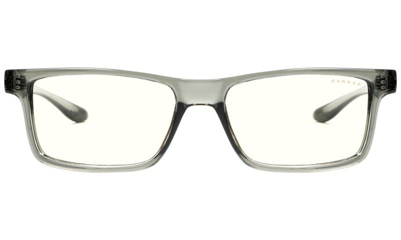 GUNNAR kancelárske/herné dioptrické brýle VERTEX READER GRAY CRYSTAL * čisté sklá * BLF 35 * dioptrie +2,5 Brýle, kancelárske, šedé obrúčky, čisté sklá, +2,5 dioptria