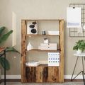 vidaXL Servírovacia skriňa Staré drevo 30 x 80 x 119.5 cm