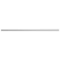 vidaXL Tyč do skrine 2 ks Strieborná 864 x 15 x 29 mm