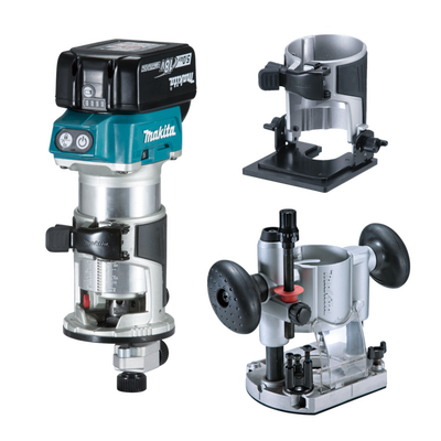 Makita Aku kombinovaná frézka s příslušenstvím Li-ion LXT 18V/5,0Ah
