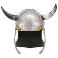vidaXL Fantasy vikingská prilba pre LARP strieborná oceľová
