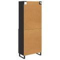 vidaXL Highboard 2 ks Čierny dub 69,5 x 34 x 180 cm