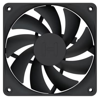 HYTE ventilátor 120mm PWM / farba Pitch Black / 1500rpm / 72CFM / ABS / 4-pin / sada 4x ventilátor Ventilátor, 120mm, FDB ložisko, 4pin PWM, výška 25mm, čierny, 4ks
