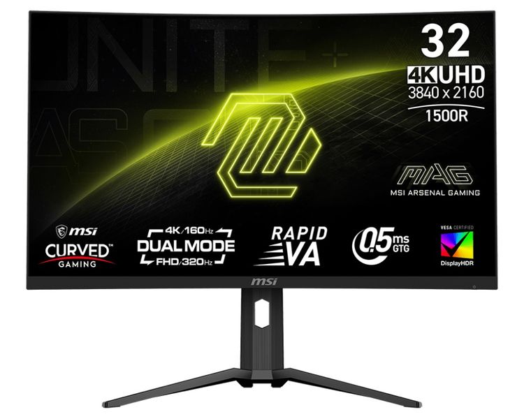 MSI MAG/321CUPDF/31,5''/VA/4K UHD/160Hz/0,5ms/Čierna/3R