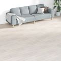 vidaXL Podlahové dosky Biely 5,26 m² 18 ks PVC