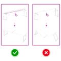 vidaXL Stolová doska 140x40x(2-6) cm neošetrený masív živé hrany